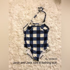 Janie and Jack size 6 swimsuit